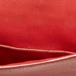 Pre Owned حقيبة كتف ديور ديولينغ جلد أسود كاناج مبطن كبيرة