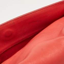 Pre Owned حقيبة كتف ديور ديولينغ جلد أسود كاناج مبطن كبيرة