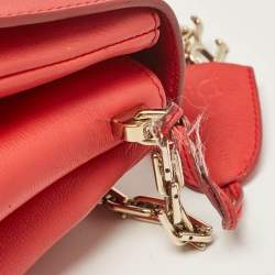 Pre Owned حقيبة كتف ديور ديولينغ جلد أسود كاناج مبطن كبيرة