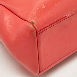 Pre Owned حقيبة كتف ديور ديولينغ جلد أسود كاناج مبطن كبيرة