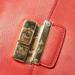 Pre Owned حقيبة كتف ديور ديولينغ جلد أسود كاناج مبطن كبيرة