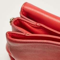 Pre Owned حقيبة كتف ديور ديولينغ جلد أسود كاناج مبطن كبيرة