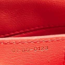 Pre Owned حقيبة كتف ديور ديولينغ جلد أسود كاناج مبطن كبيرة