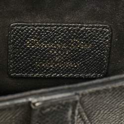 Pre Owned Dior Black Leather Mini Saddle Bag