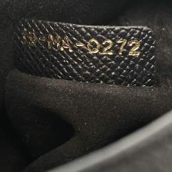 Pre Owned Dior Black Leather Mini Saddle Bag