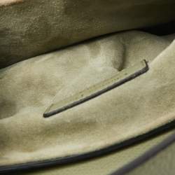 Dior Olive Green Mini Saddle Bag