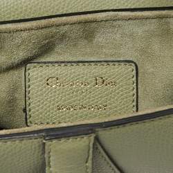 Dior Olive Green Mini Saddle Bag