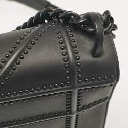 Pre Owned Dior Black Ultra Matte Leather Medium Diorama Shoulder Bag