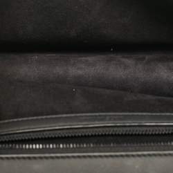 Pre Owned Dior Black Ultra Matte Leather Medium Diorama Shoulder Bag