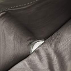 Pre Owned Dior Metallic Leather Diorama Trifold Compact Wallet