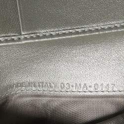Pre Owned Dior Metallic Leather Diorama Trifold Compact Wallet
