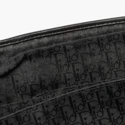 Pre Owned Dior Black Leather Plisse Tote