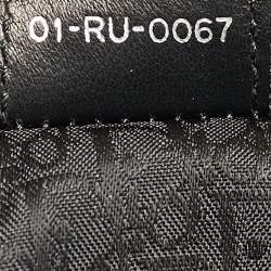 Pre Owned Dior Black Leather Plisse Tote