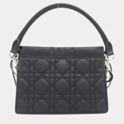 Pre Owned Christian Dior Calf Leather Lady Millie Handbag
