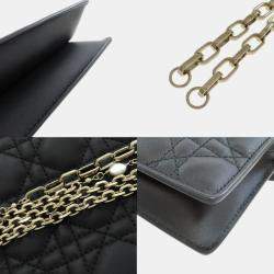 Pre Owned Christian Dior Calf Leather Lady Millie Handbag