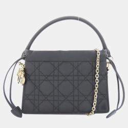 Pre Owned Christian Dior Calf Leather Lady Millie Handbag