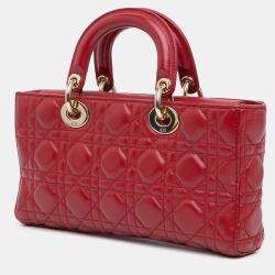 Dior Medium Lambskin Cannage Lady D Joy