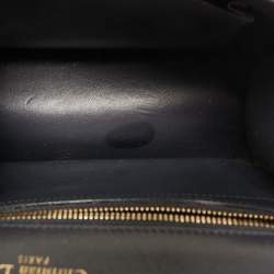 Pre Owned Dior Gold Microcannage Patent Leather Medium Diorama Flap Shoulder Bag