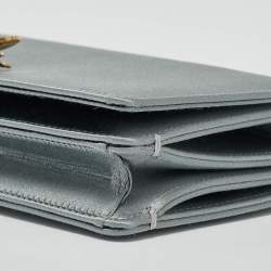 Dior Grey Satin D-Bee Clutch