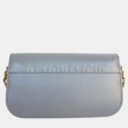 Dior Grey  Leather 30 Montaigne Shoulder Bag