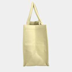 Pre Owned Dior Beige  Leather Book Tote Medium Tote Bag