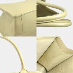 Pre Owned Dior Beige  Leather Book Tote Medium Tote Bag