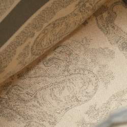 Dior Grey/White Embroidered Toile de Jouy Canvas Medium Book Tote 