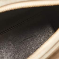 Dior Metallic Ombre Gold Microcannage Leather Medium Lady Dior Tote