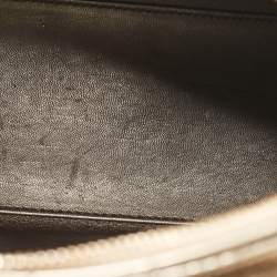 Dior Metallic Ombre Gold Microcannage Leather Medium Lady Dior Tote