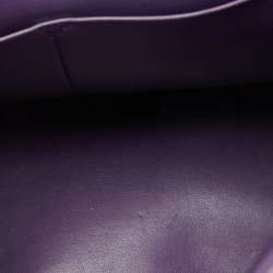 Pre Owned Dior Grey Leather Small Be Dior Top Handle Bag