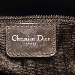 Pre Owned Dior Brown Leather Remove Before Flight Bag