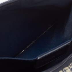مملوكة مسبقًا Dior Navy Blue Oblique Canvas Trotter Shoulder Bag