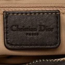 Pre Owned Dior Dark brown/Beige Diorissimo Canvas Street Chic Pochette