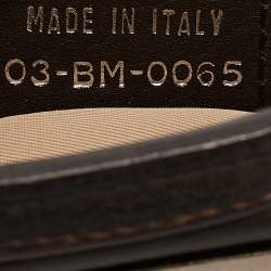 Pre Owned Dior Dark brown/Beige Diorissimo Canvas Street Chic Pochette