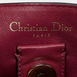 Dior Black Leather Medium Diorissimo Shopper Tote