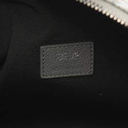 Dior Gray Canvas Leather Lingot 26 Handbag