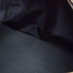 Dior Navy Blue Oblique Canvas and Leather Boston Bag