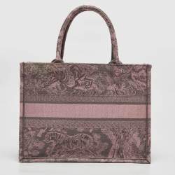 Pre Owned حقيبة يد للكتب ديور ميدل إيست كبسول قماش قزحي اللون صغيرة