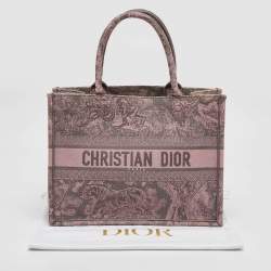 Pre Owned حقيبة يد للكتب ديور ميدل إيست كبسول قماش قزحي اللون صغيرة