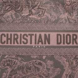 Pre Owned حقيبة يد للكتب ديور ميدل إيست كبسول قماش قزحي اللون صغيرة