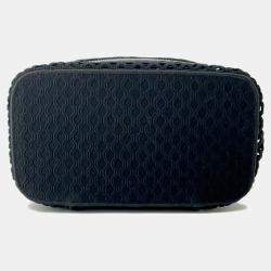 Dior travel Vanity Bag Black Canvas