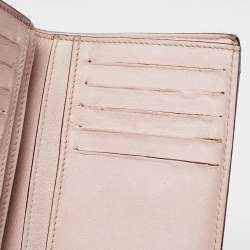 Dior Gold Leather Trifold Wallet
