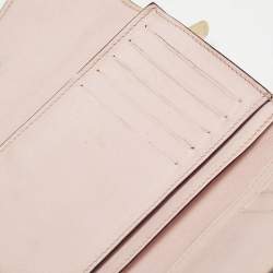Dior Gold Leather Trifold Wallet
