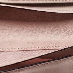 Dior Gold Leather Trifold Wallet