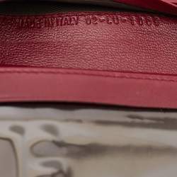 مملوكة مسبقًا Dior Burgundy Cannage Patent Leather Lady Dior French Wallet