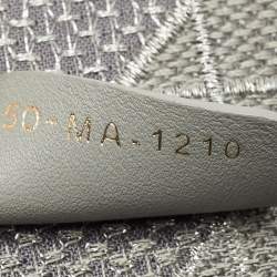 Dior Grey Embroidered Canvas Medium Book Tote