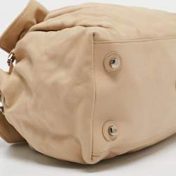 Dior Beige Leather Le Trente Hobo