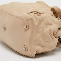 Dior Beige Leather Le Trente Hobo