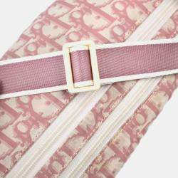 Dior Pink Canvas Trotter Waist Bum Bag