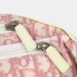 Dior Pink Canvas Trotter Waist Bum Bag